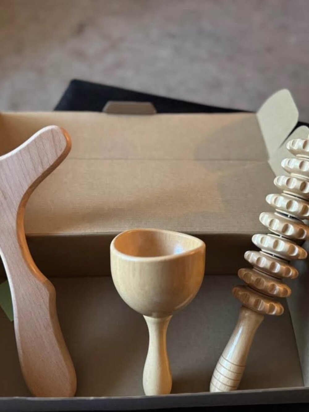 3 pcs Komogir wooden massager